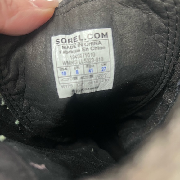 Sorel Black and Grey Major Carly Snow Boot - Picture 13 of 14